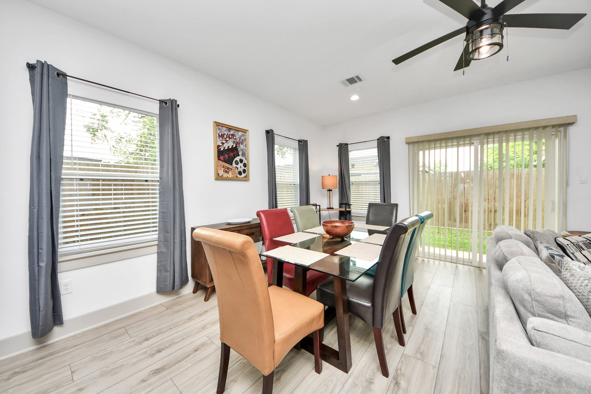 837 W Little York Road, Houston, TX 77091 Flexible dining space within the open-concept main level, ideal for everyday living or entertaining guests.