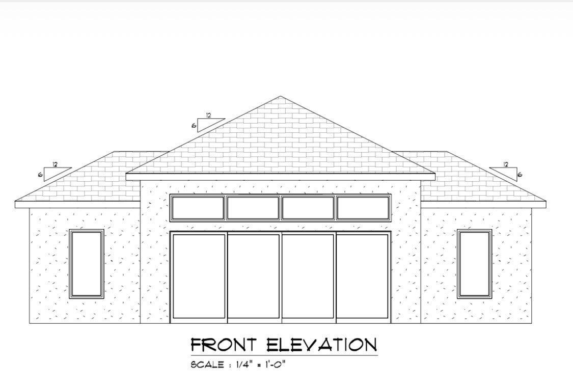 346 Promenade W, Montgomery, TX 77356 Front Elevation of the Guest House