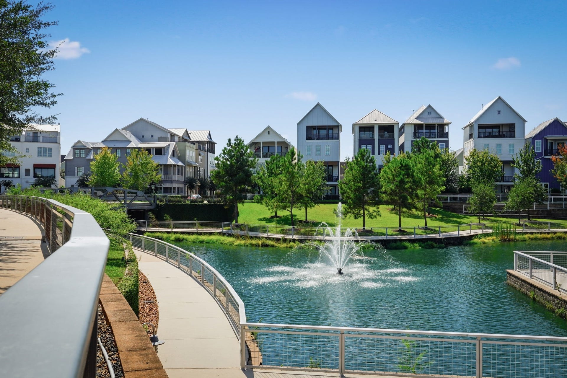 8624 Emnora Lane, Houston, TX 77080 There are walking trails, dog park and playground.