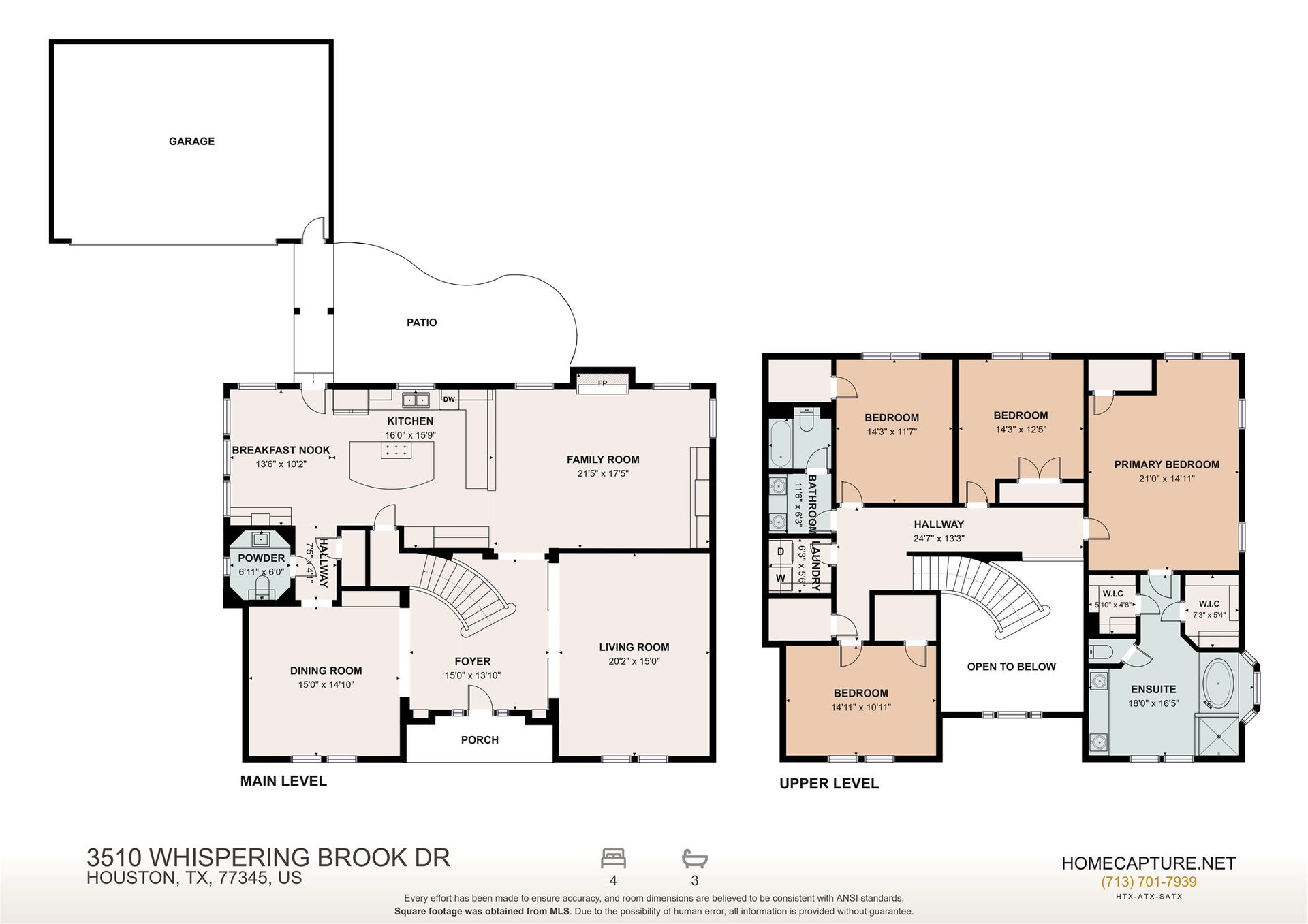 3510 Whispering Brook Drive, Houston, TX 77345