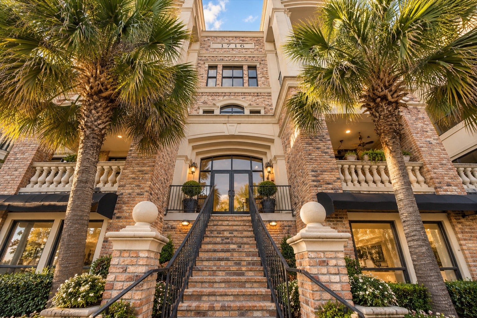 Penthouse unit just a minute from downtown.