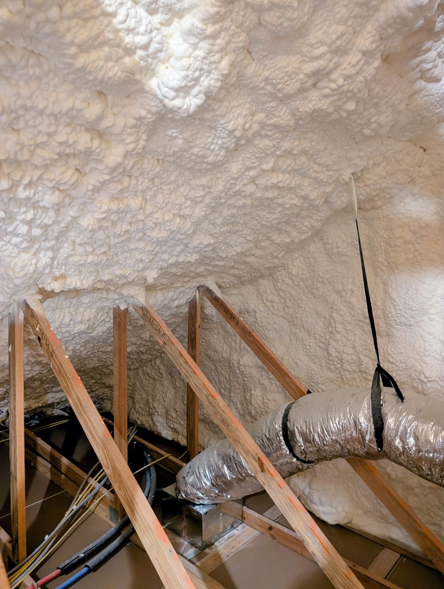 5122 Harvest Season Lane, Pearland, TX 77584 Look at this blown in insulation