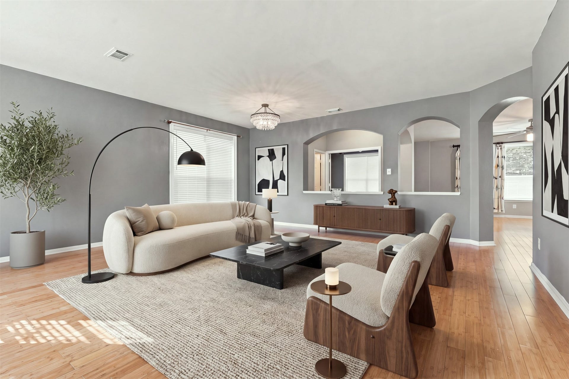 Formal Living Room (Virtually Staged)
