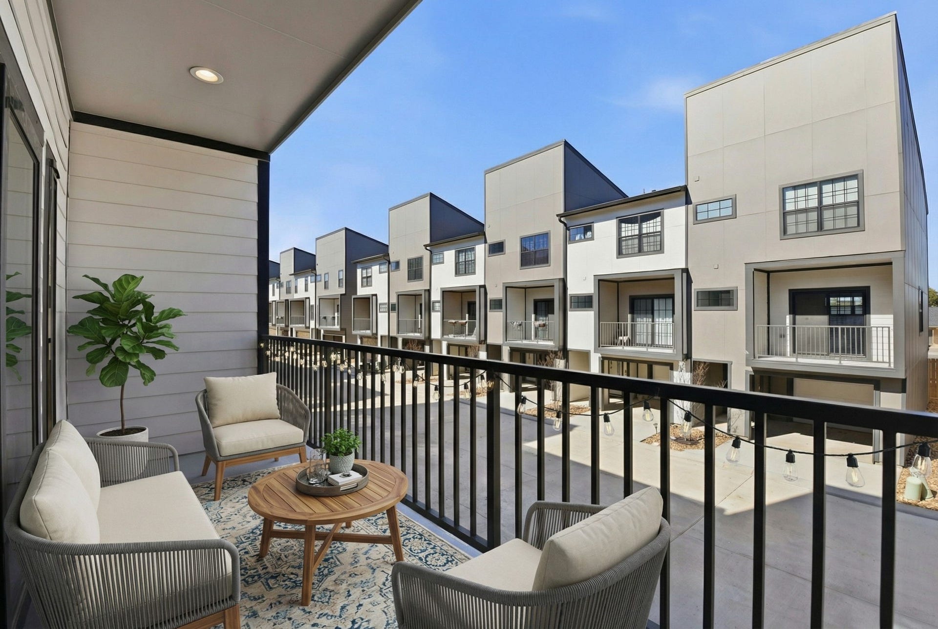 11930 S Hoa Sen Circle, Houston, TX 77072 (Photos are from the Model Home - and for representation only) Private outdoor space ideal for fresh air and relaxing.