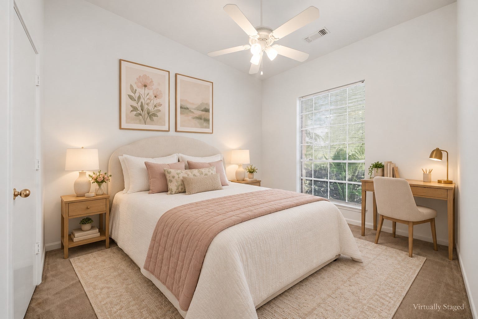 16831 Dunbar Grove Ct, Sugar Land, TX 77498 Virtually staged bedroom #4.