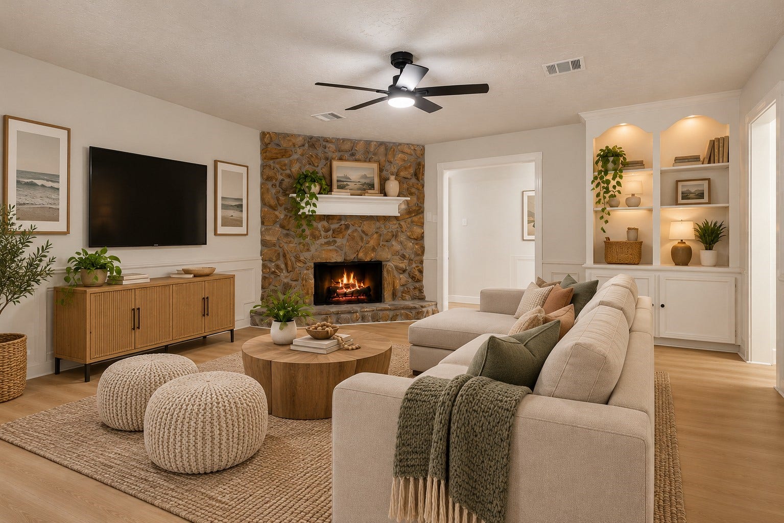 5614 Braxtonshire Court, Houston, TX 77069 Virtually Staged game room