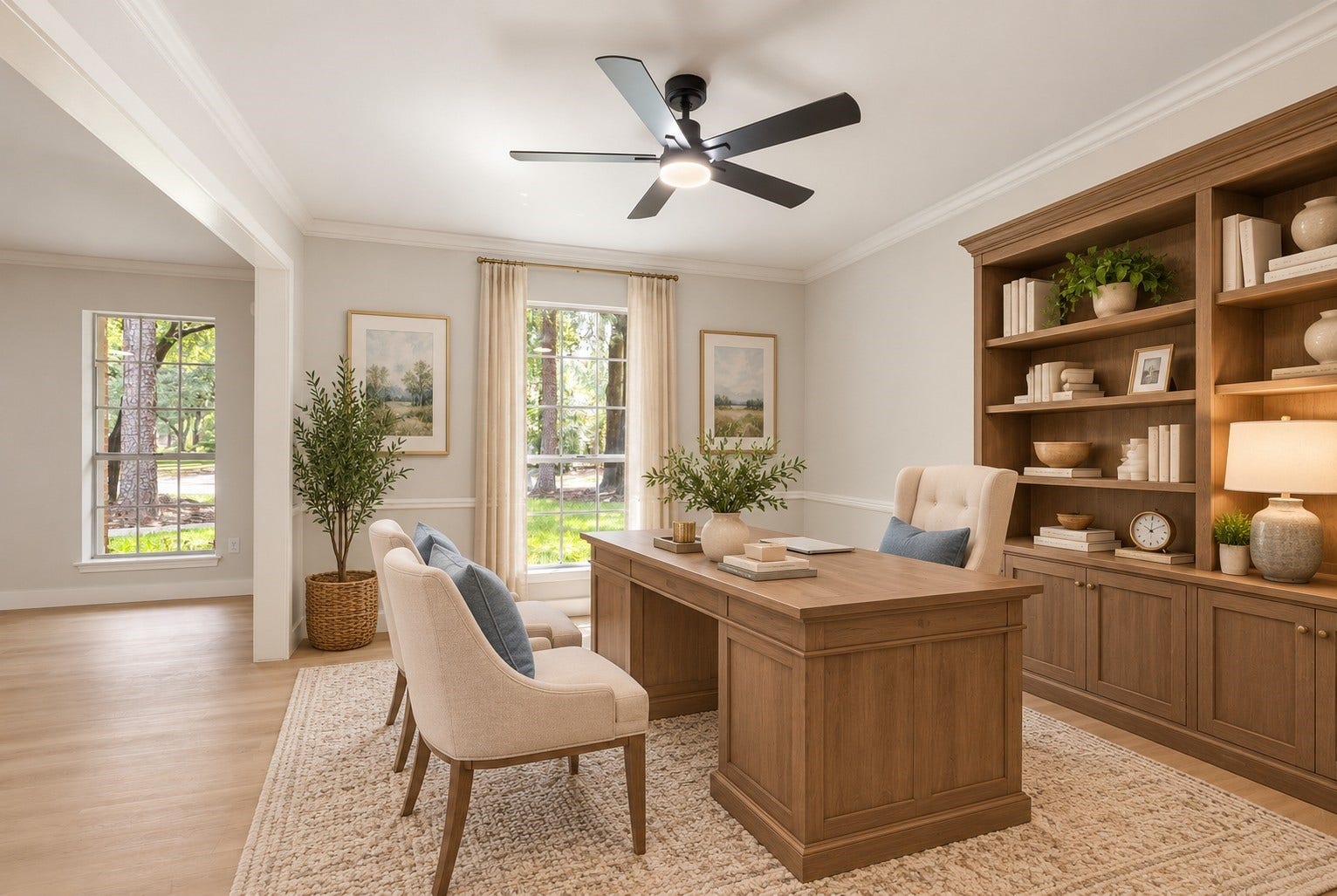 5614 Braxtonshire Court, Houston, TX 77069 Virtually Staged Office