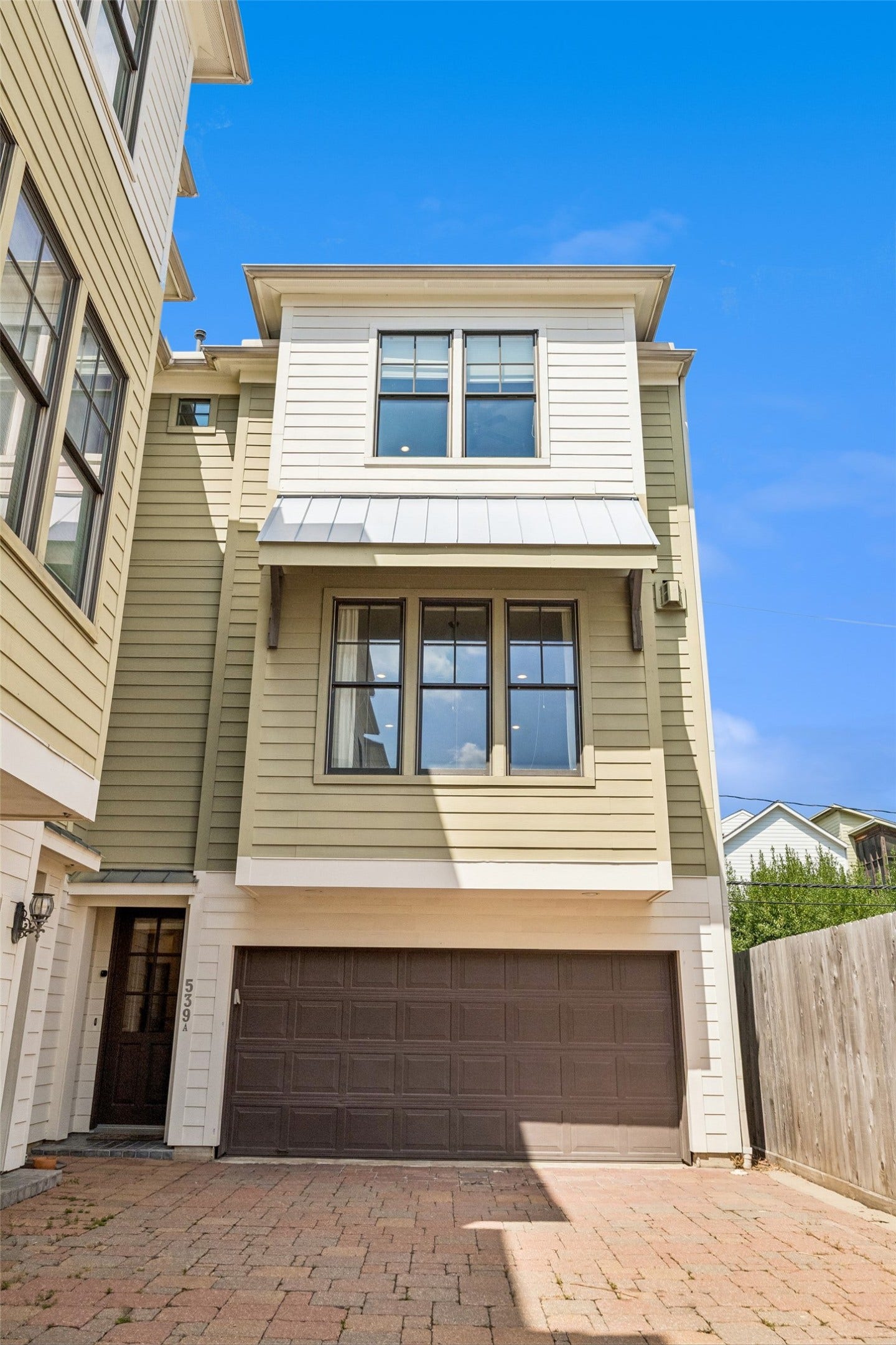 This townhome is tucked away at the end of a 4 home quaint community.
