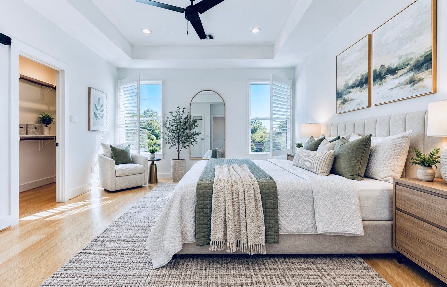 10910 Fire Creek Drive, Houston, TX 77043 Primary bedroom