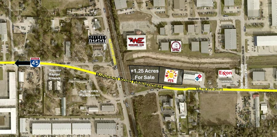 Property photo for 0 Robinson Road, Oak Ridge North, TX