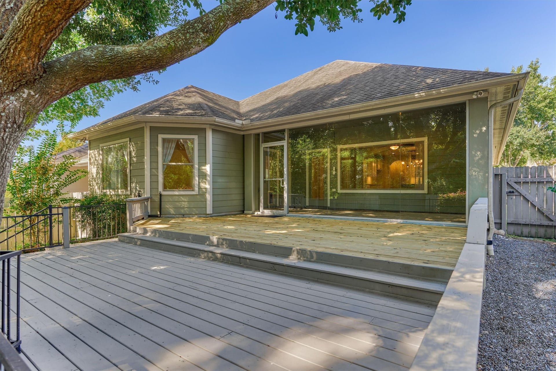 1794 Canyon Lake Creek Drive, Conroe, TX 77304 A large deck is perfect for enjoying the view!