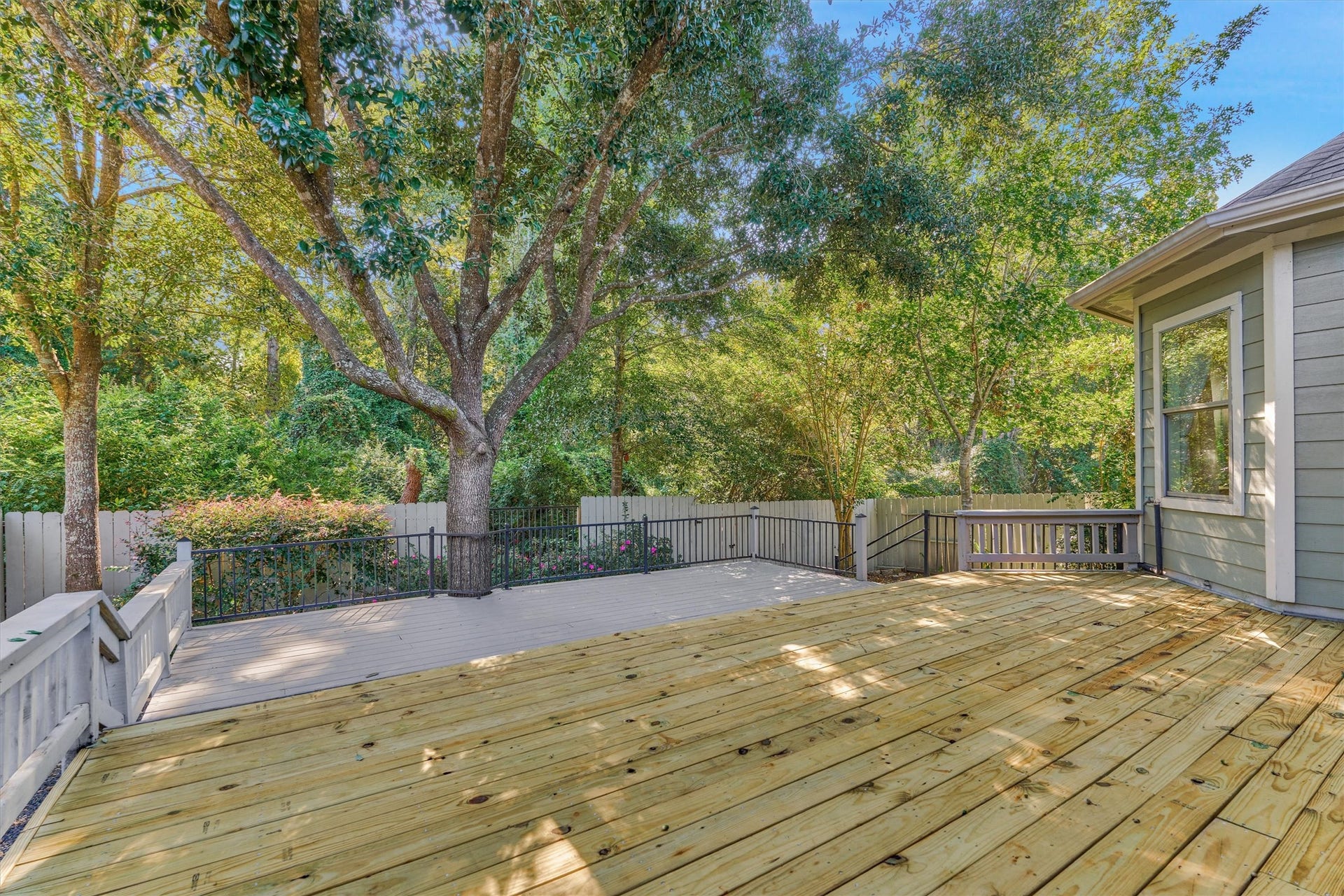 1794 Canyon Lake Creek Drive, Conroe, TX 77304 Plenty of deck space for several seating areas.