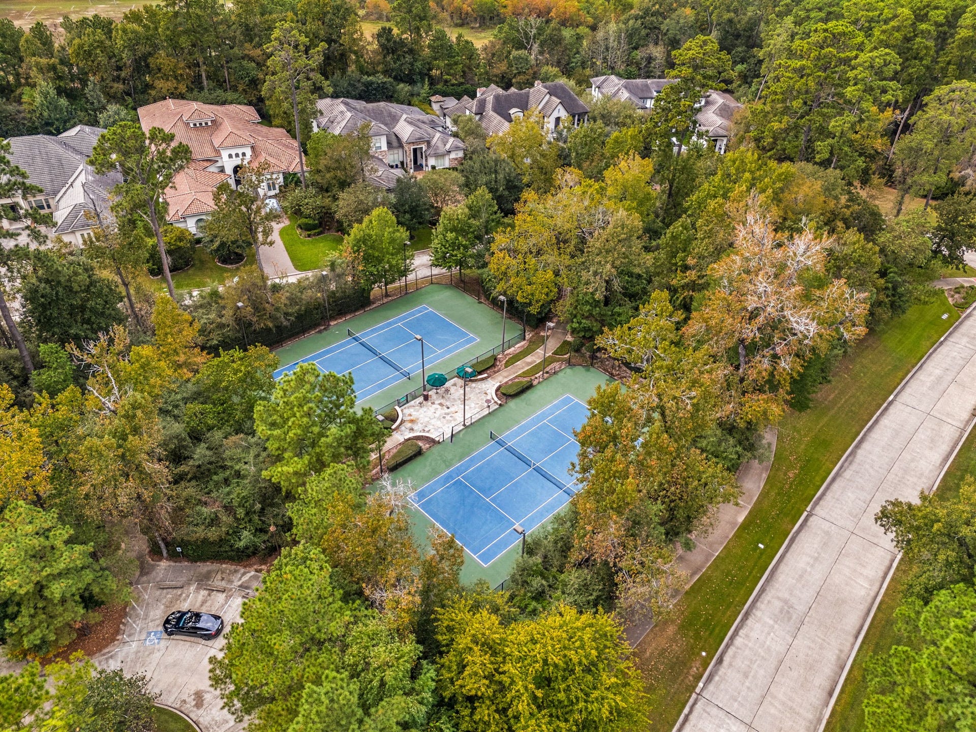 Stay active and enjoy a friendly match with access to community tennis courts, perfect for a little friendly competition.