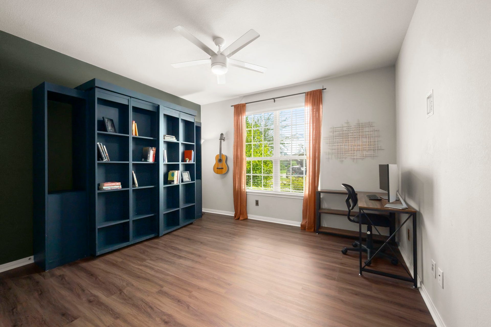 14305 Sawtooth Forest Court, Conroe, TX 77384 Bedroom 2 wit built in Murphy bed.