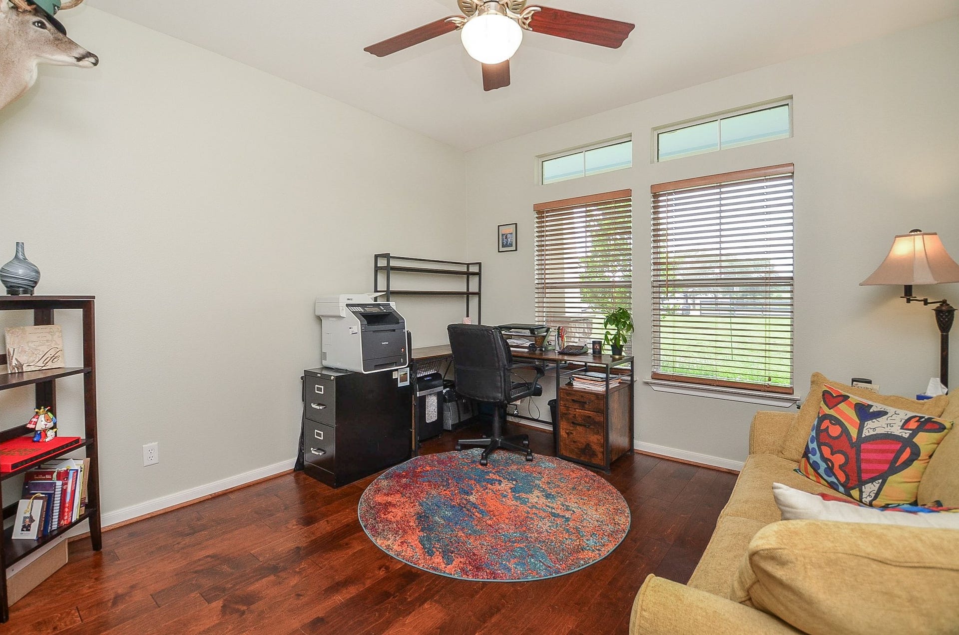 27644 Spring Hill Road, Hempstead, TX 77445 A private home office can easily double as a sleeping space, if desired, in this additional bedroom.
