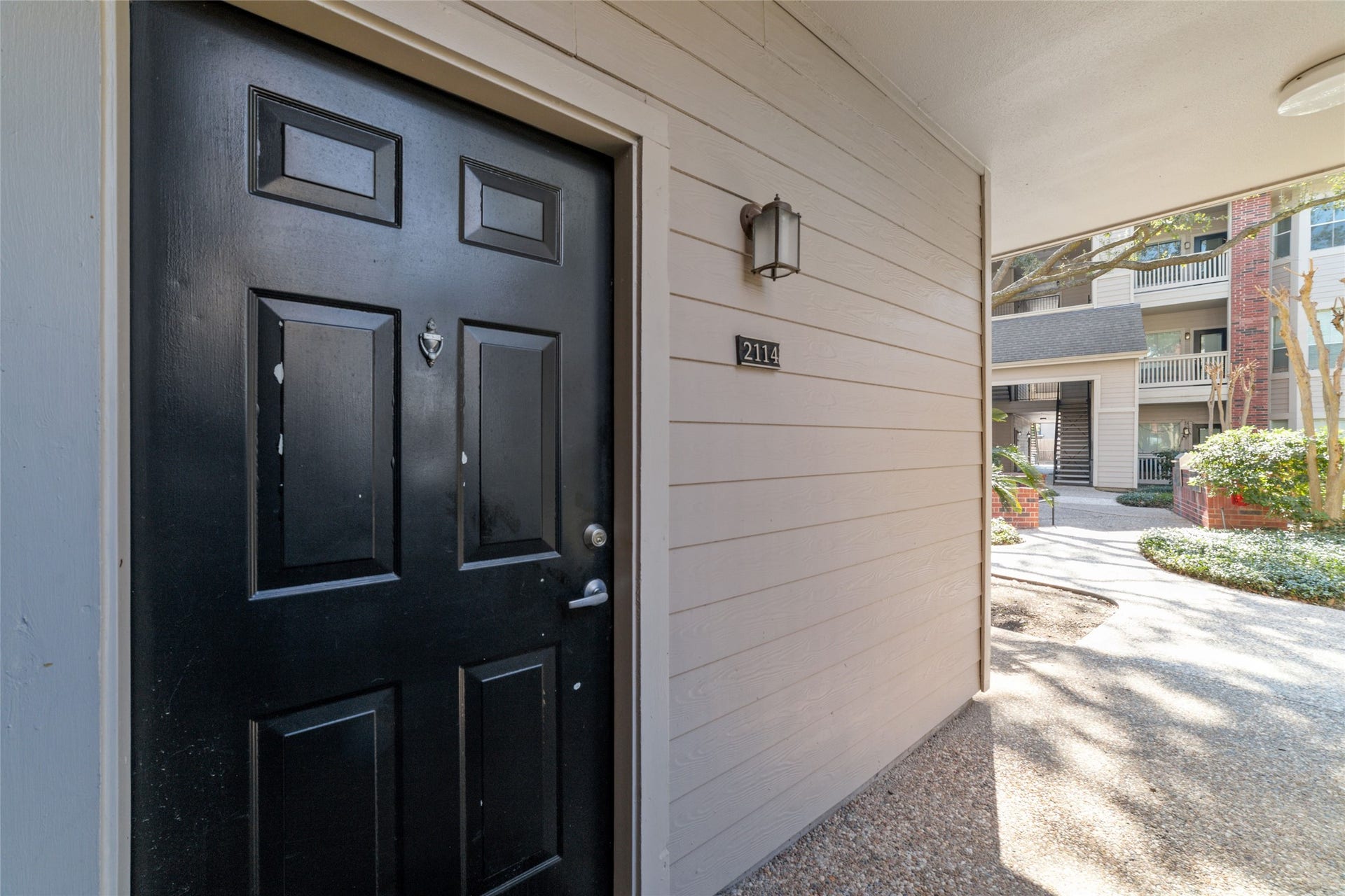 Welcome Home! This pristine, fully furnished condo in a gated Med Center community is move-in ready with all bills paid.
