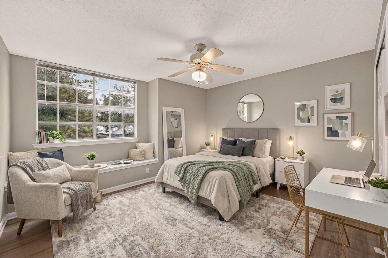 22818 Williamschase Drive, Katy, TX 77449 Virtually staged bedroom to showcase this bright spacious room