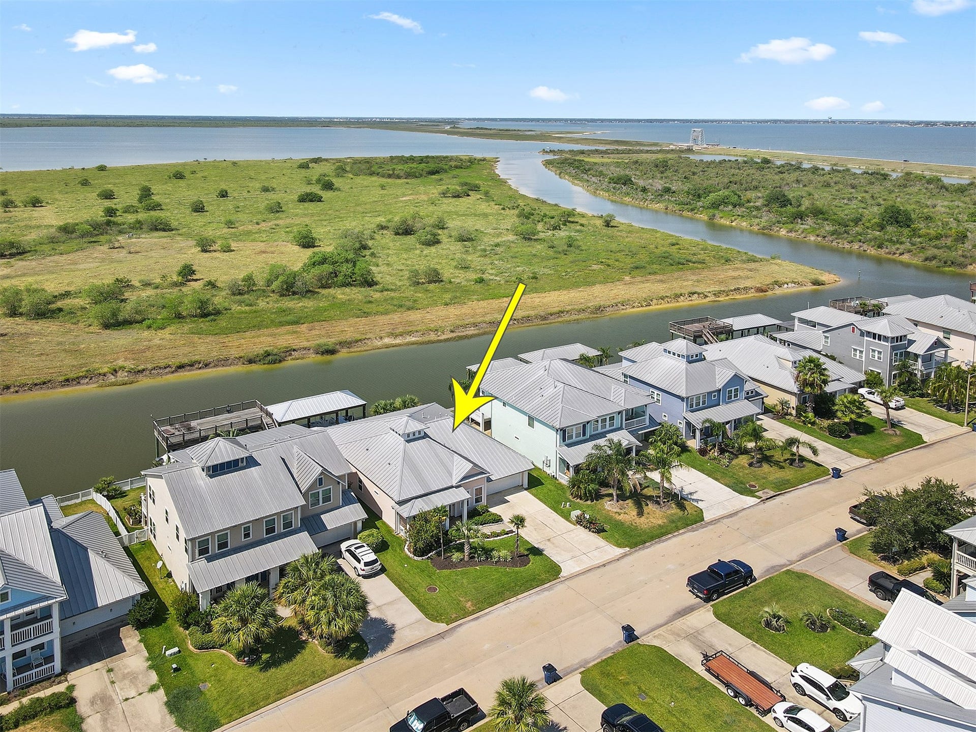 5418 Brigantine Cay Court, Texas City, TX 77590 No backyard neighbors and Moses Lake in the background.