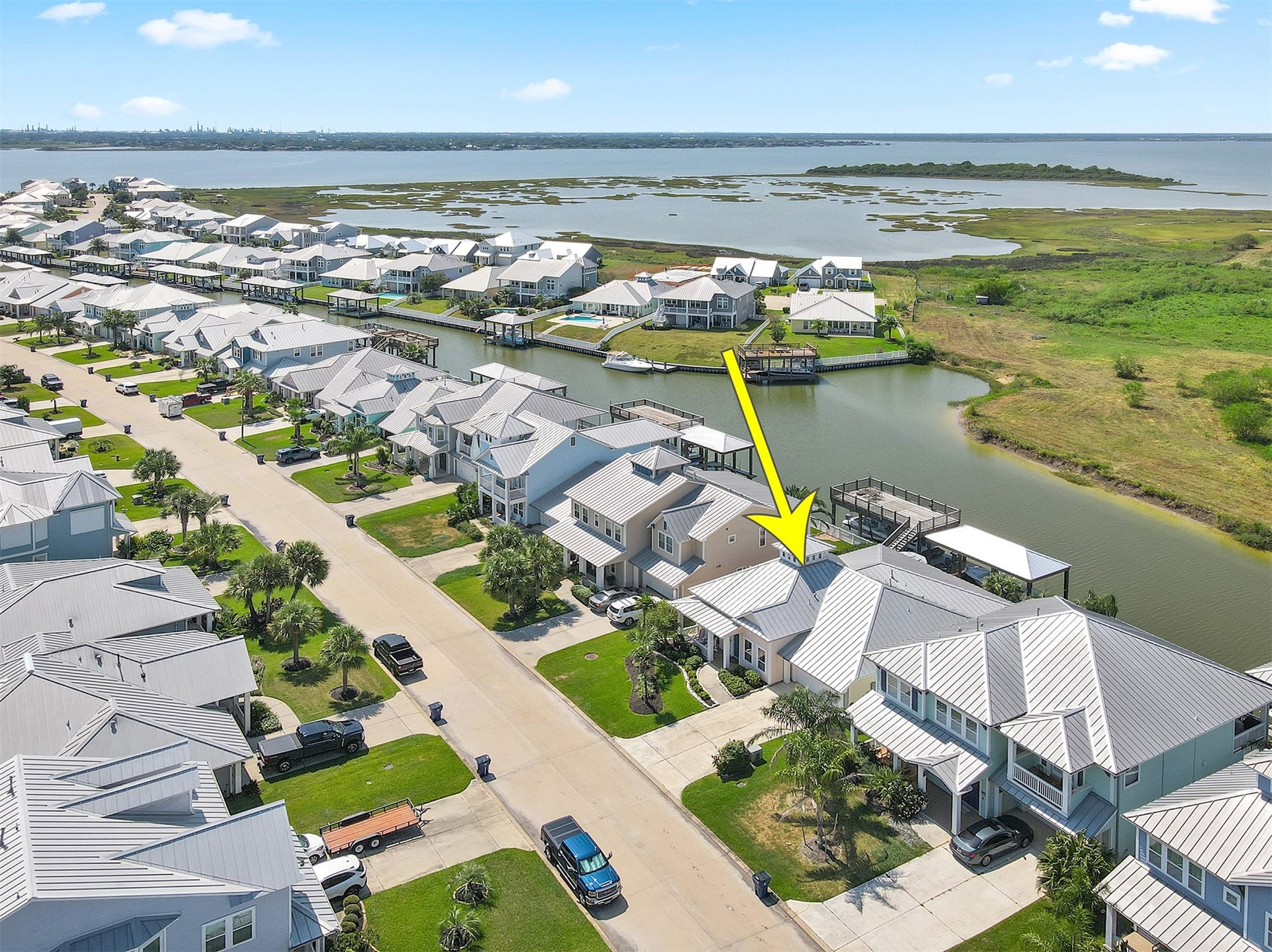 5418 Brigantine Cay Court, Texas City, TX 77590 Dollar Bay in the background.