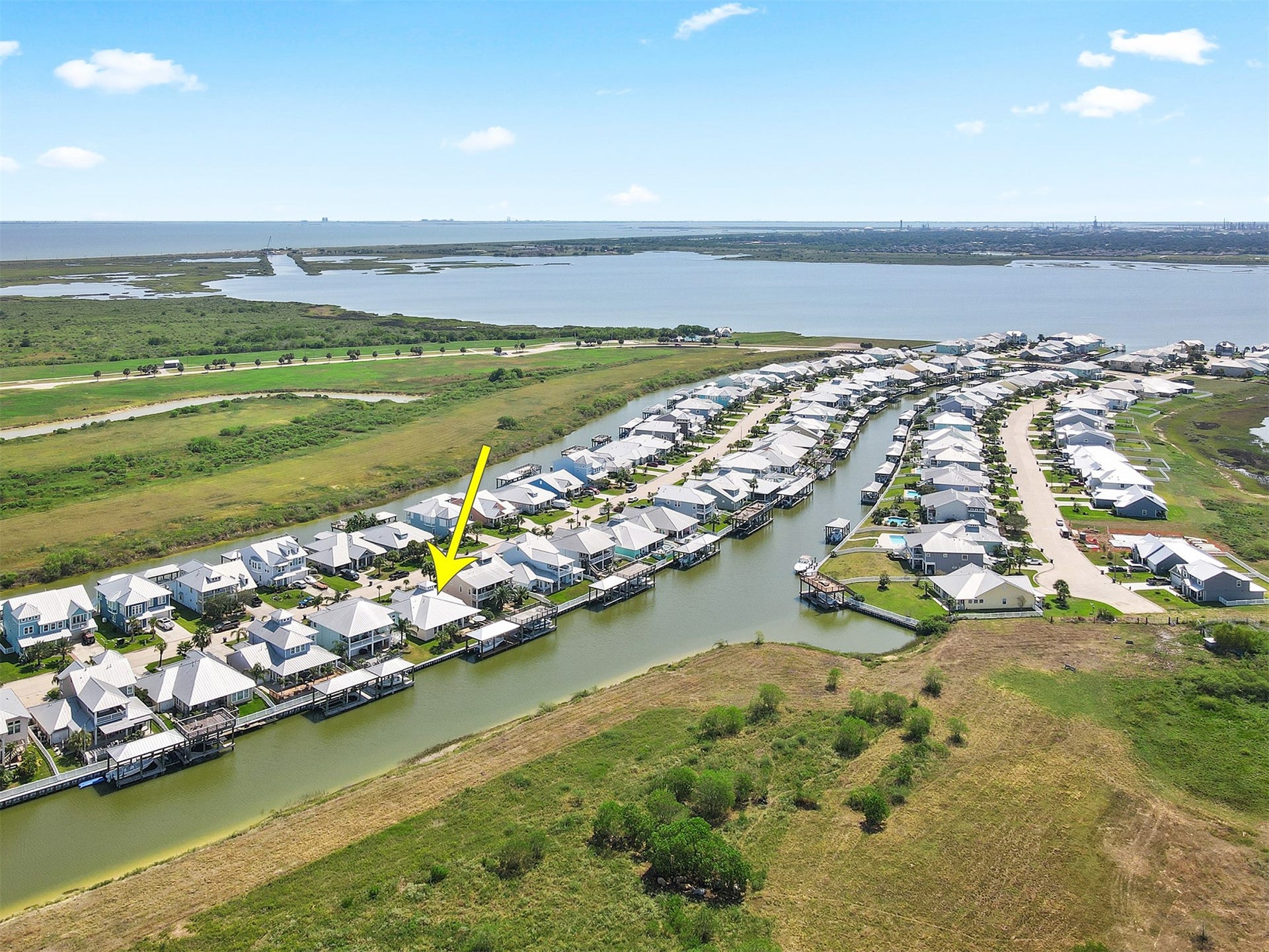 5418 Brigantine Cay Court, Texas City, TX 77590 Dollar Bay then Galveston Bay in the background.