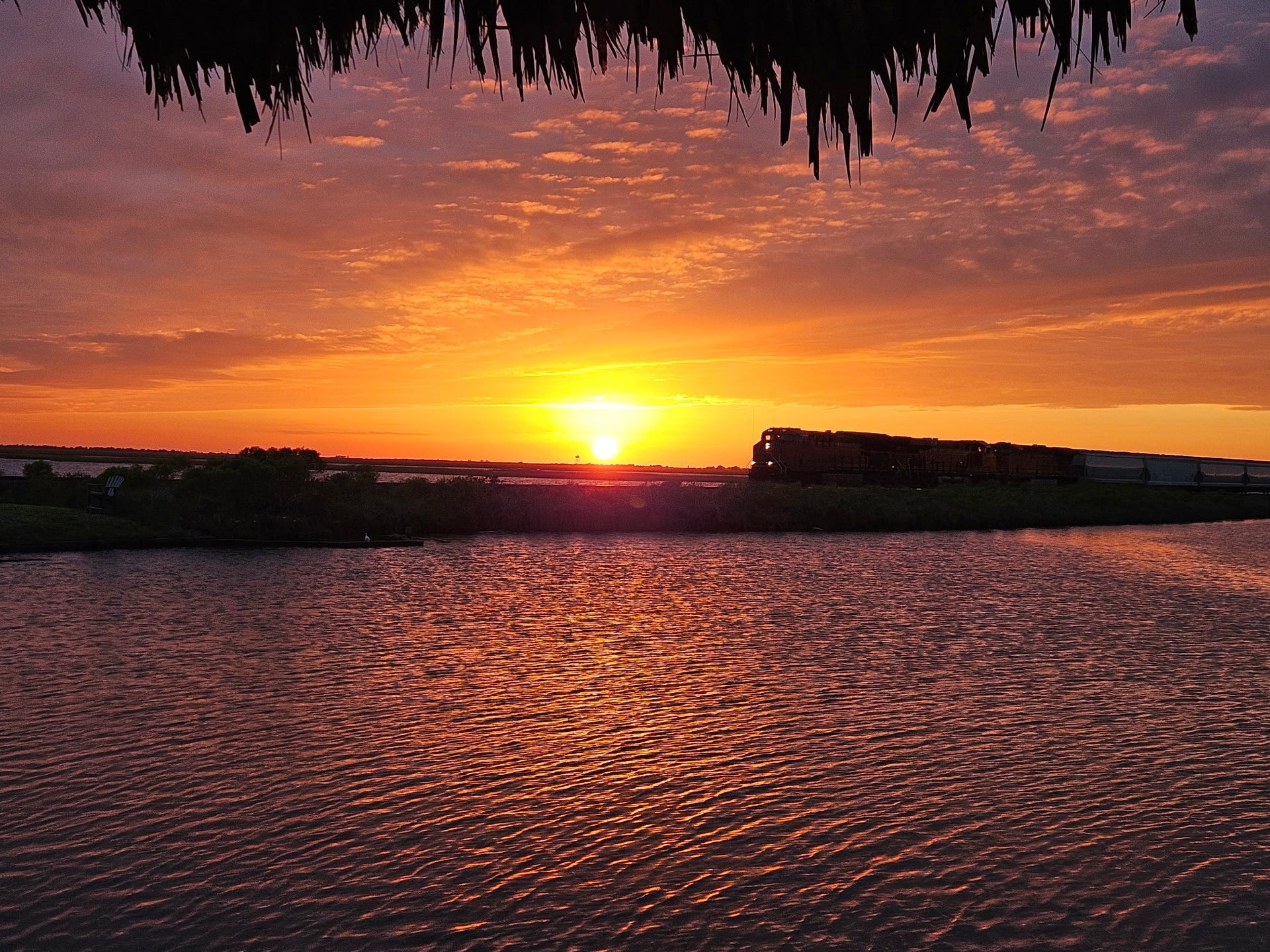 1318 Blue Heron Street, Bayou Vista, TX 77563 Spectacular sunsets!
