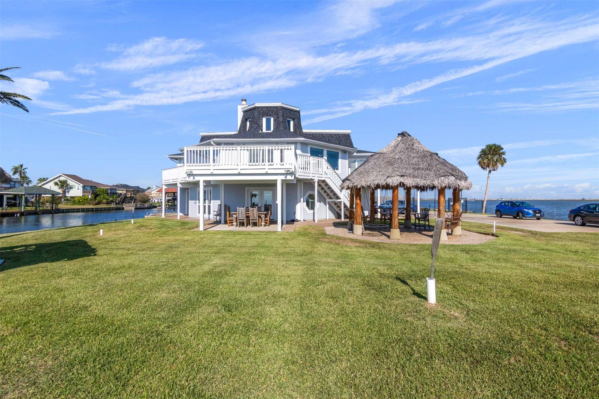 1318 Blue Heron Street, Bayou Vista, TX 77563 Unique home with Incredible Views.