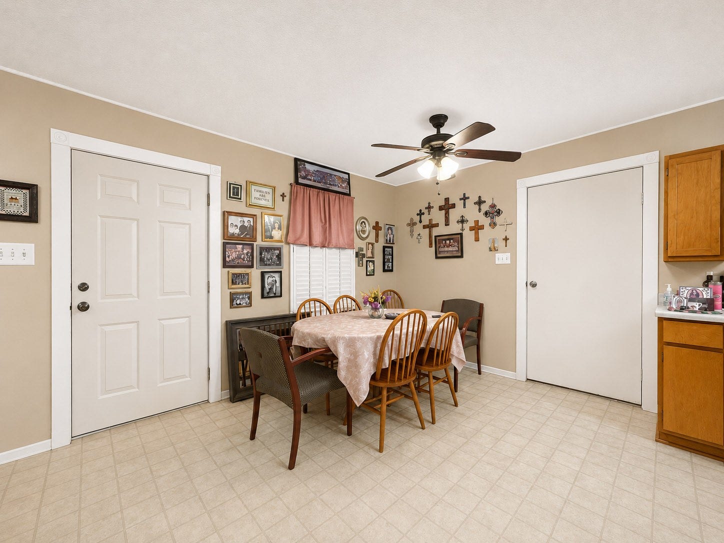 201 W 5th Street, Deer Park, TX 77536 Dining Area; door on the right opens to the large garage
