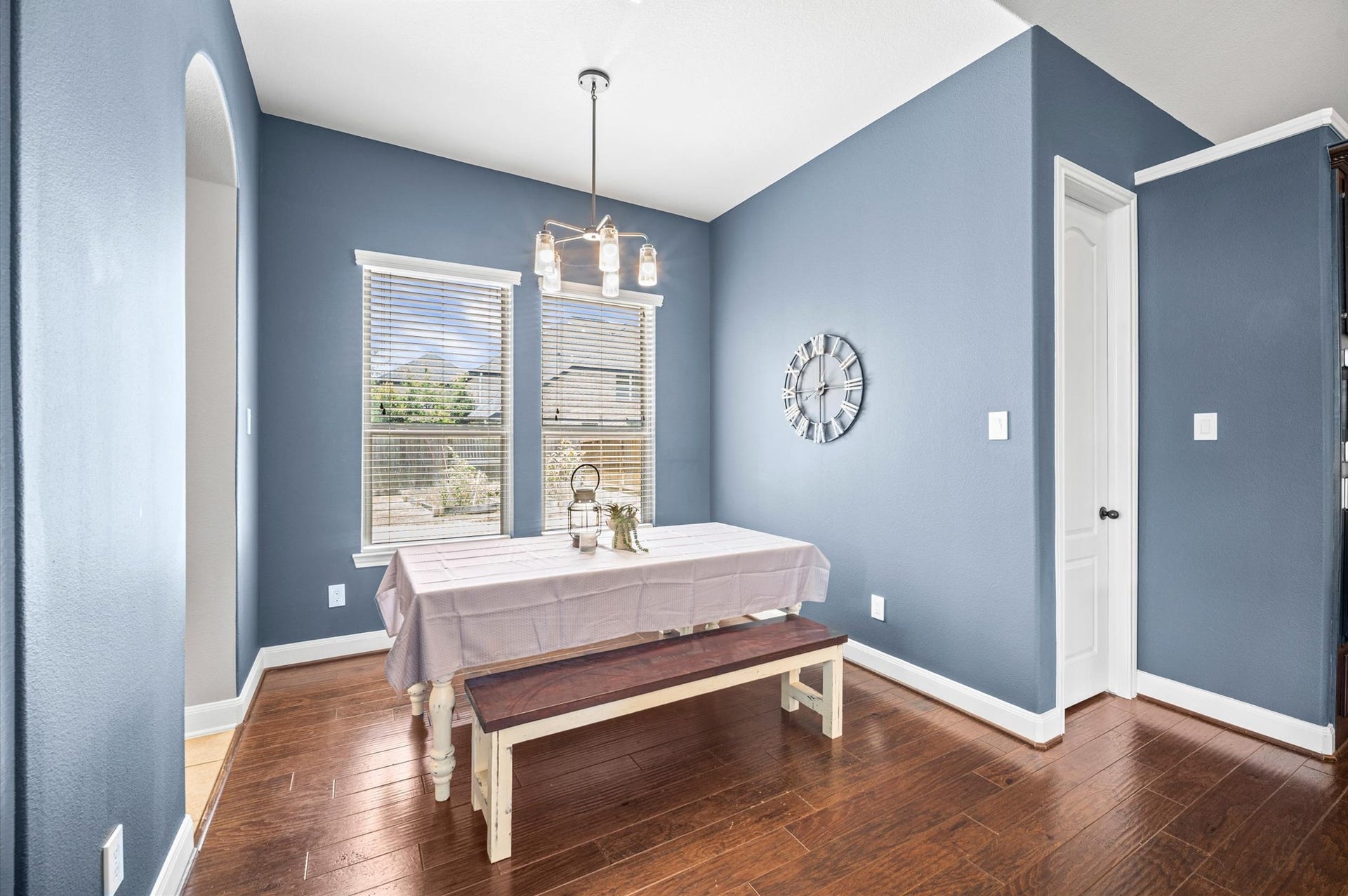 24611 Waterstone Estates Circle S, Tomball, TX 77375 A charming breakfast room rests near the kitchen on the opposite side and offers a lovely outdoor view.