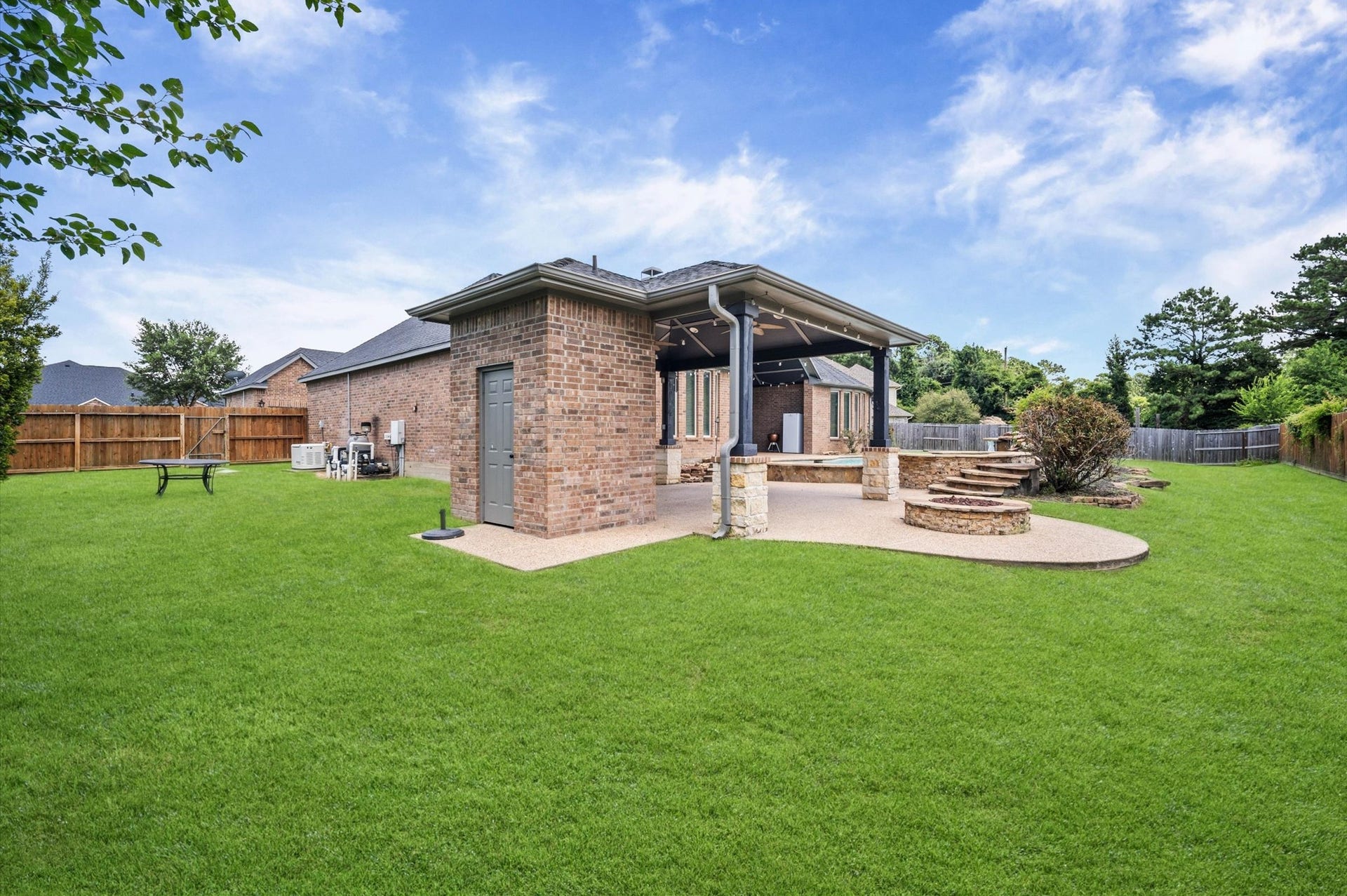 24611 Waterstone Estates Circle S, Tomball, TX 77375 With a lot size of over 25,000 SF, you'll love the opportunities to add whatever you'd like to your gorgeous backyard.