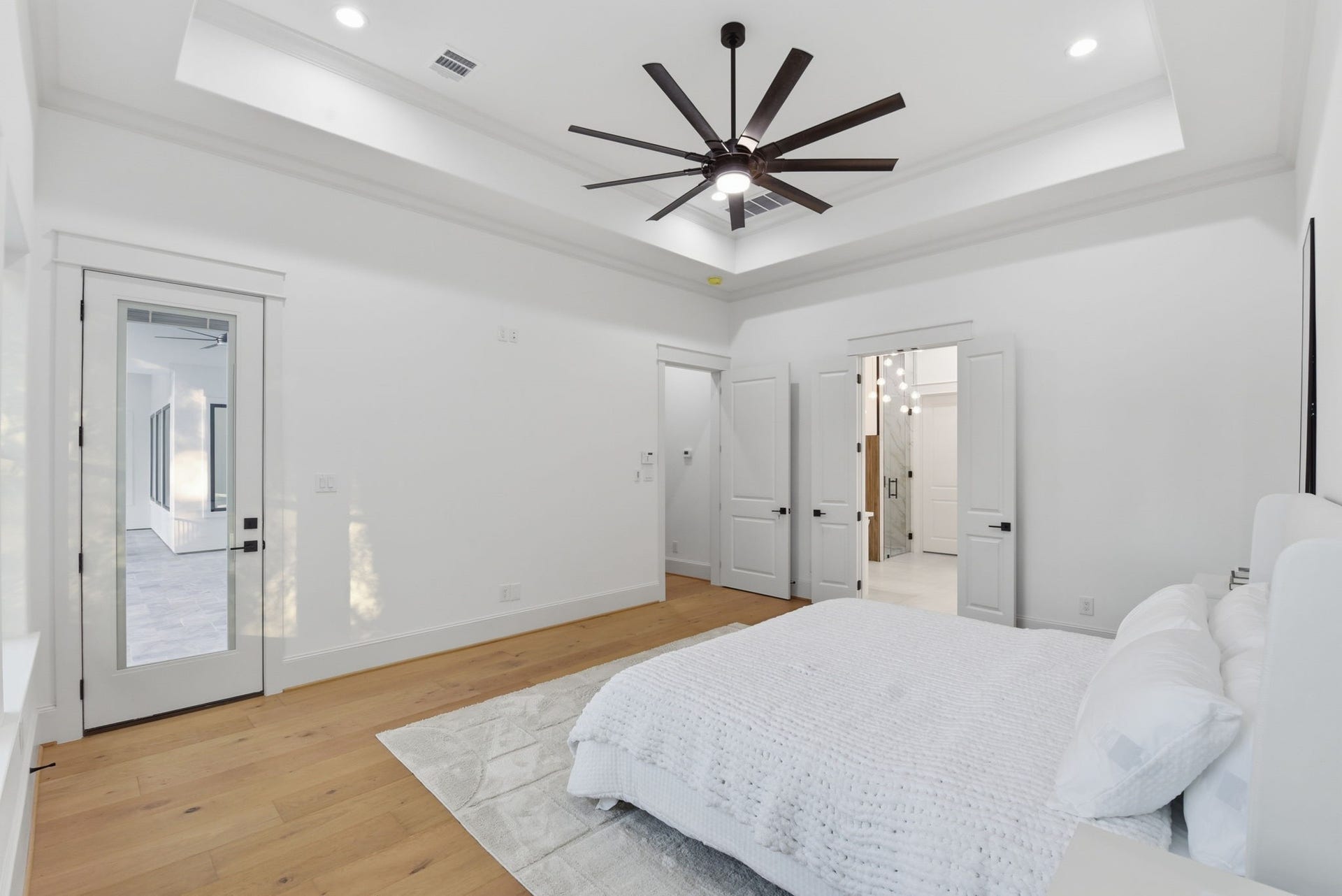 6112 Cypresswood Drive, Spring, TX 77379 Primary Bedroom opens to the backyard oais