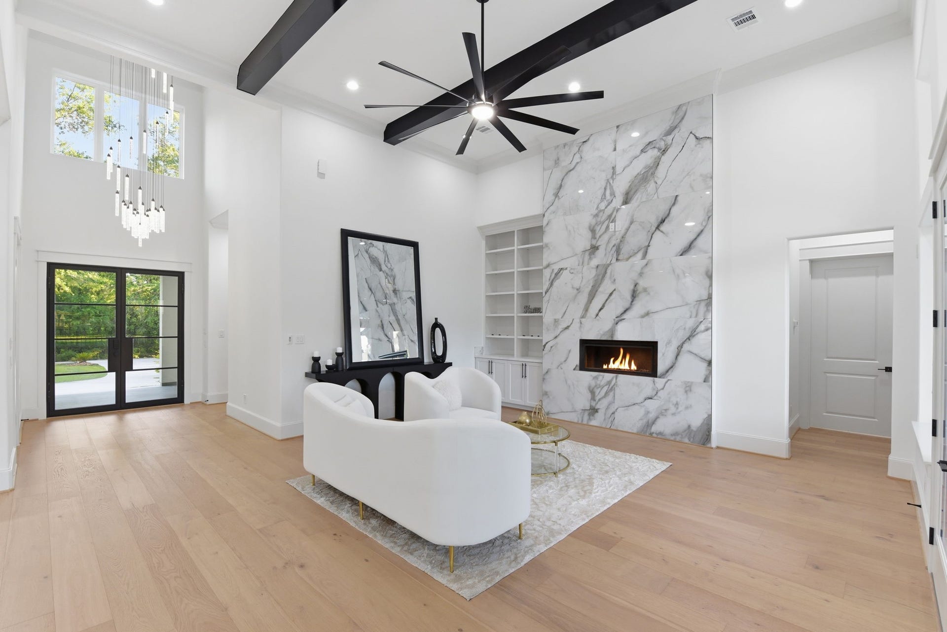 6112 Cypresswood Drive, Spring, TX 77379 Family room With gaslog fireplace