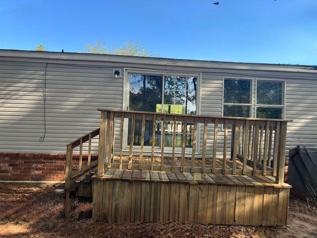 Side View of Porch/Deck