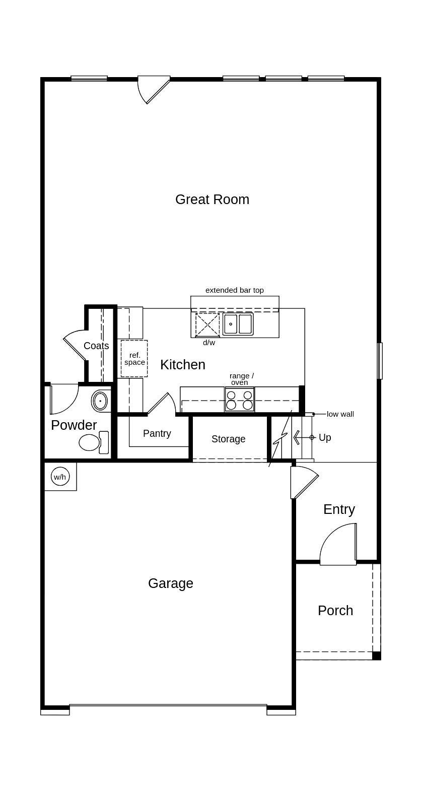 19202 Pulse Laser Drive, Hockley, TX 77447 This floor plan features 4 bedrooms, 2 full baths, 1 half bath, and over 2,300 square feet of living space.