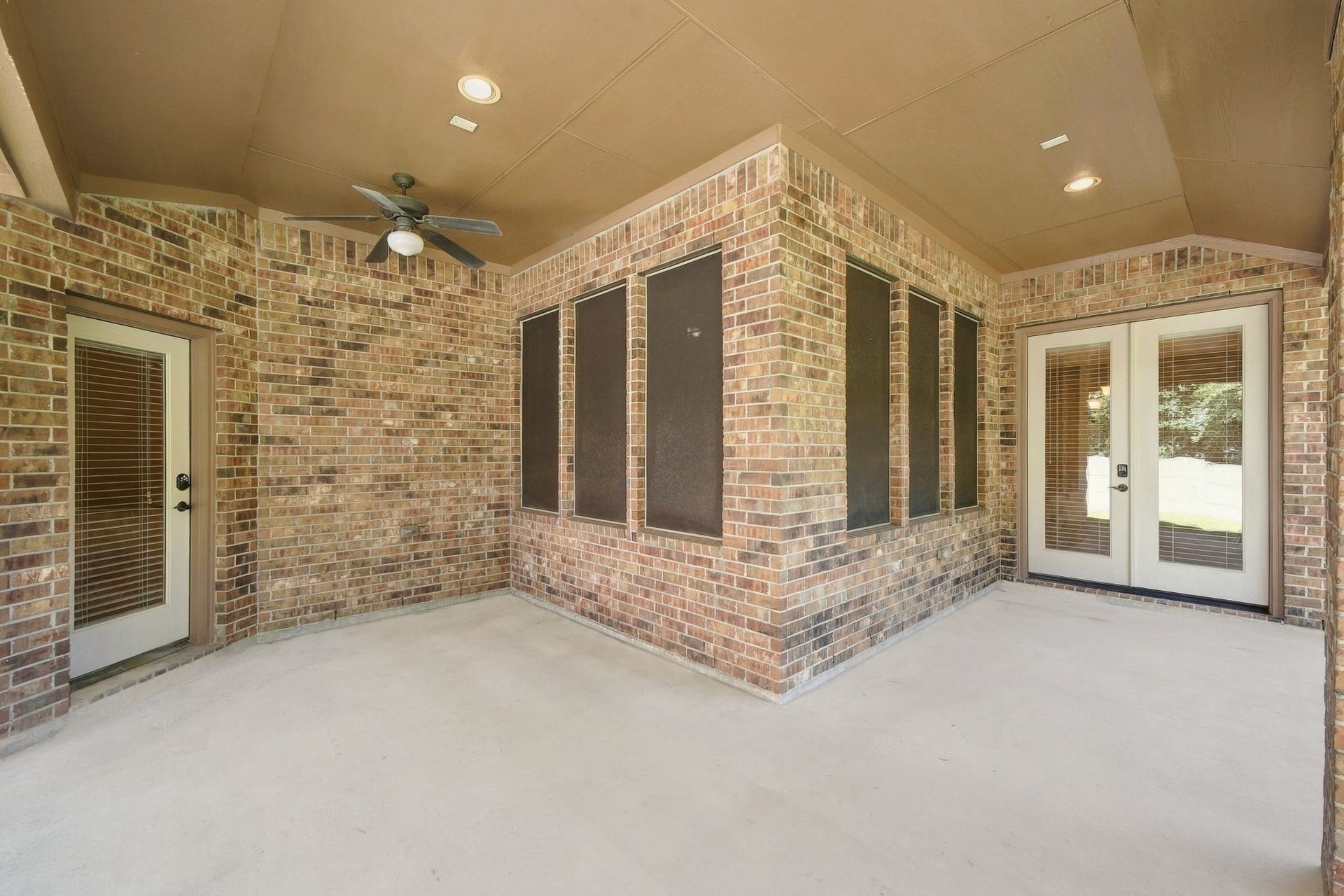 Covered patio