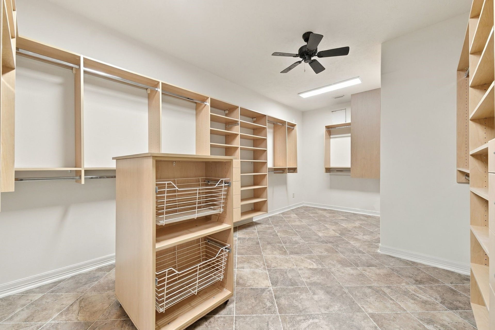 Primary closet