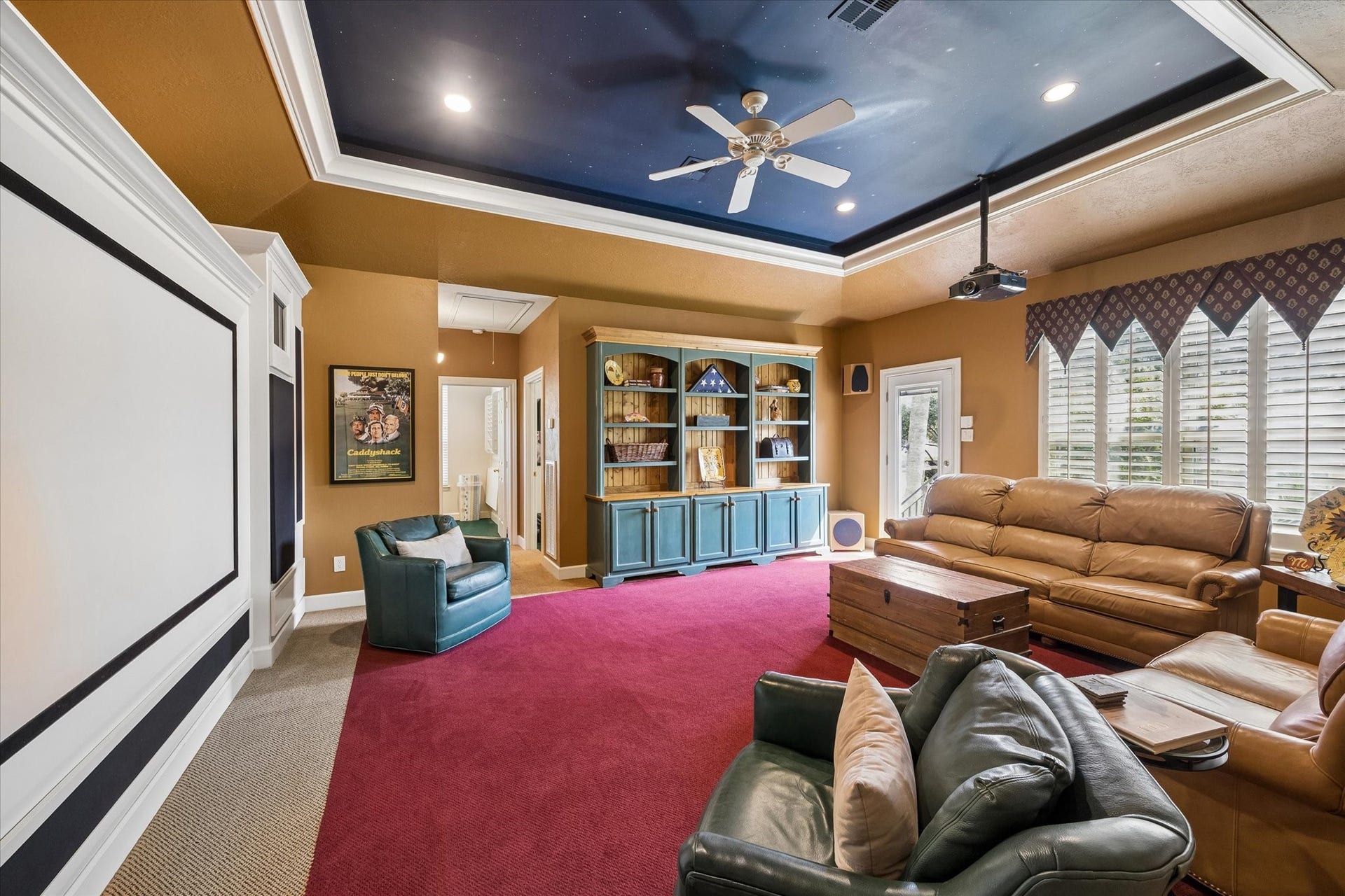 15106 Chestnut Glen Lane, Cypress, TX 77429 Skip the movie theater lines and bring the big-screen experience home. From Friday night movie marathons to cheering on your favorite team, this dedicated theater makes staying in something to look forward to.