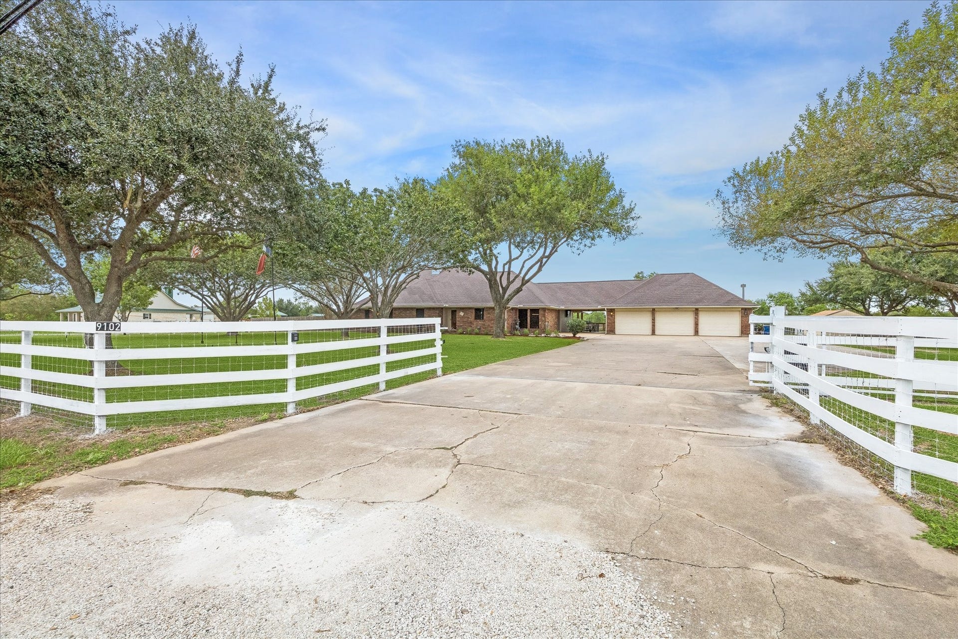 9102 N Humble Camp Road, Dickinson, TX 77539 Gated entry with electric opener on 5 Acres!