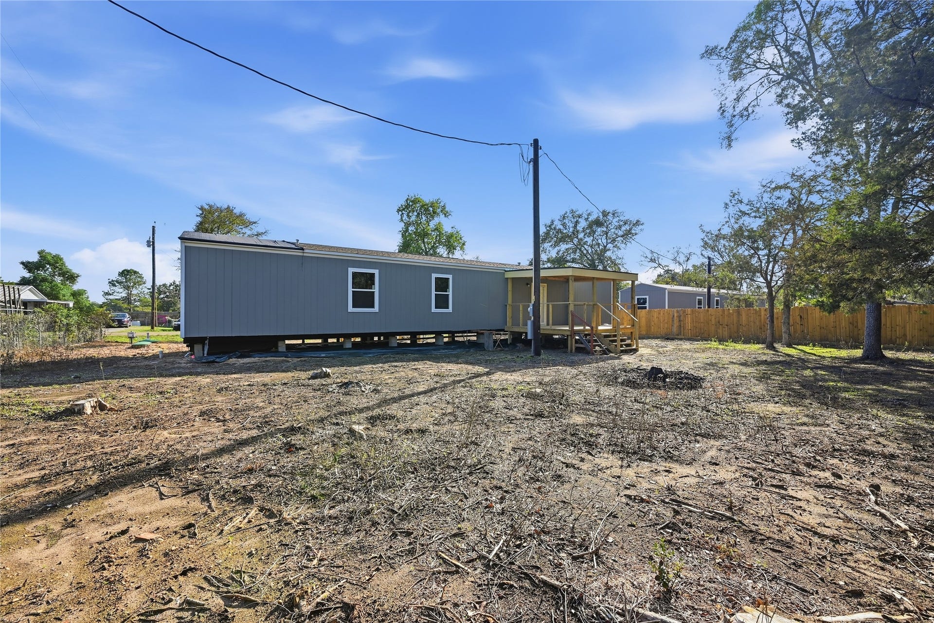Backyard view