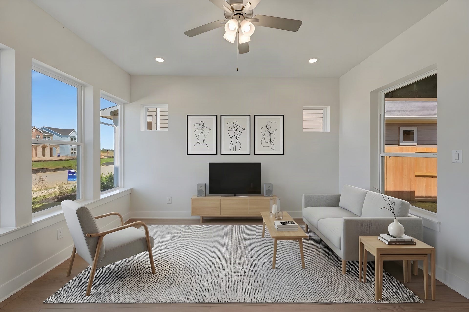 Virtually staged to give you the visual you need to see furniture placement and how the home can live.