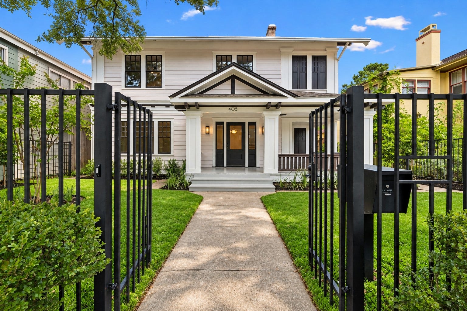 Behind the front gate, a landscaped walkway leads to a Montrose home with more than a century of historyand an entirely new chapter inside.