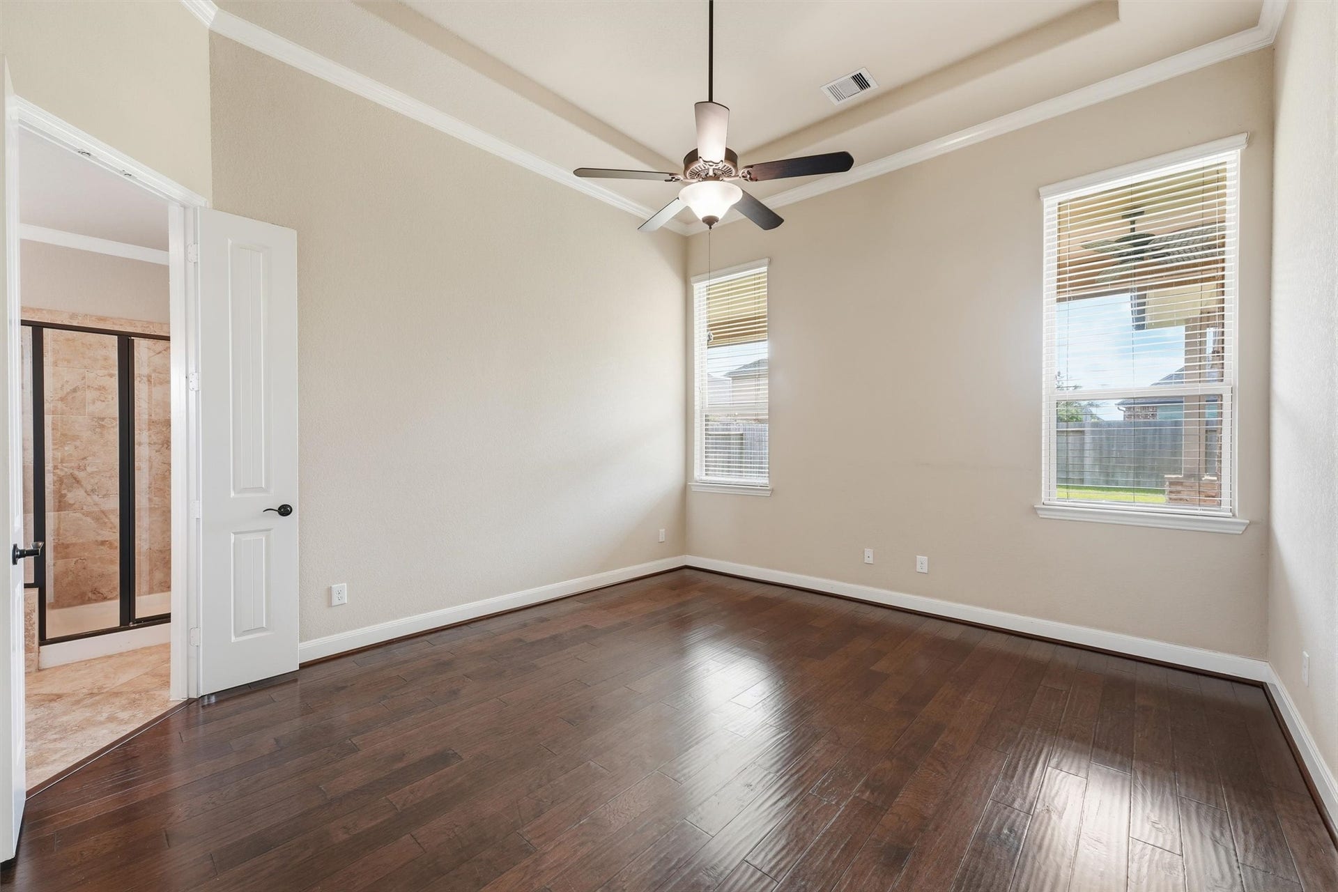Primary bedroom on 1st floor.
