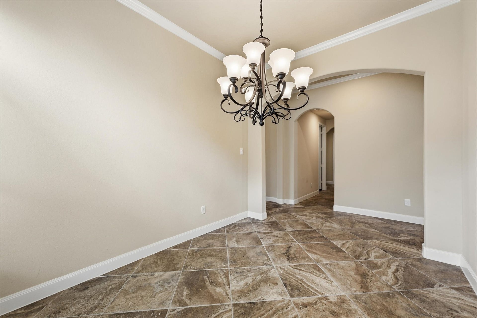 Private dining room connects to the butler's pantry.