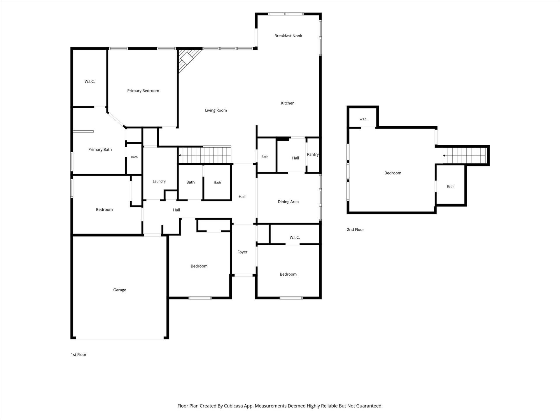 Floor plan per Cubicasa