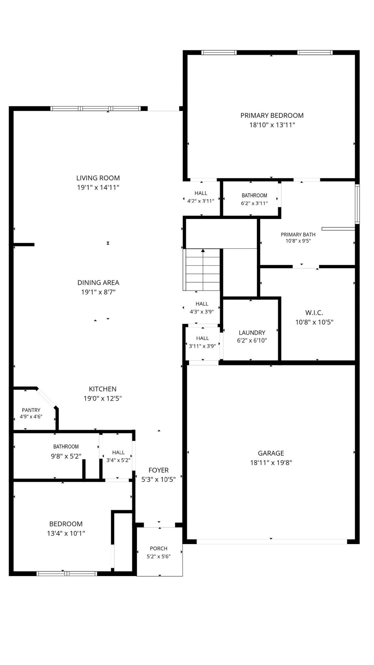 3205 Bello Green Lane, Katy, TX 77493 First Floor Plan