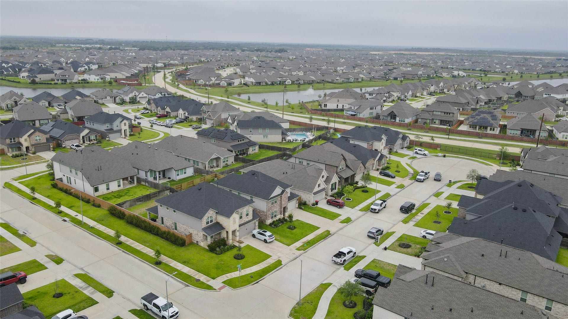 3205 Bello Green Lane, Katy, TX 77493 Aerial view of the home