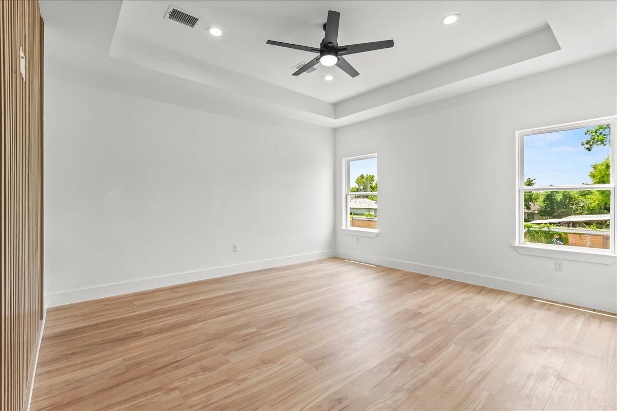 8323 Observatory Street, #A/B, Houston, TX 77088 Accent Wall design may vary. Pictures are from a previous build.