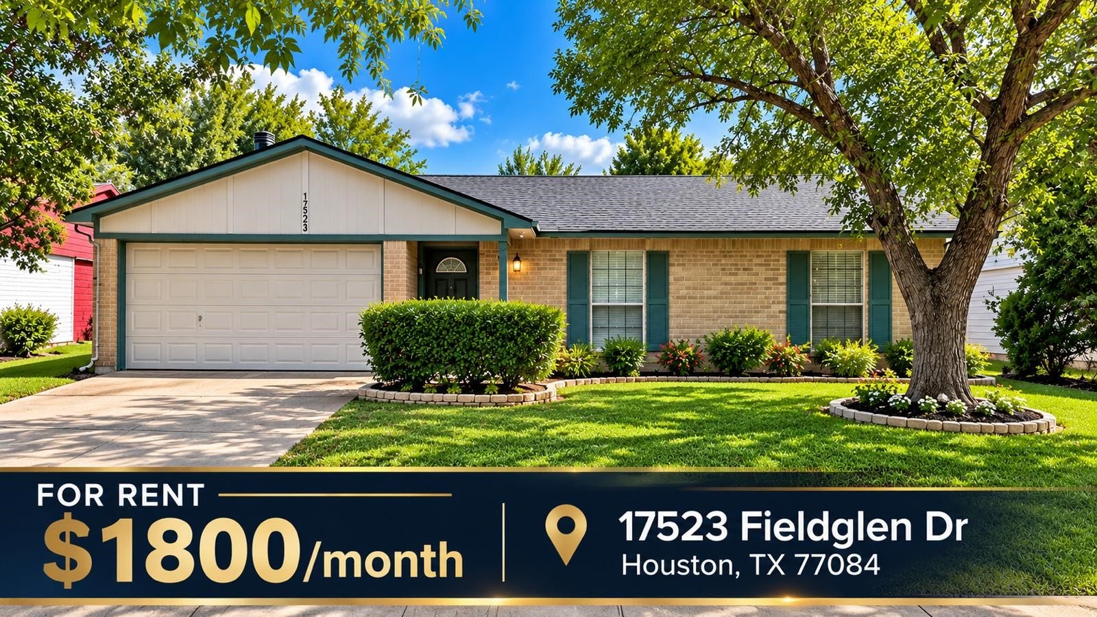 17523 Fieldglen Drive, Houston, TX 77084 17523 Fieldglen Drive, Houston, TX 77084