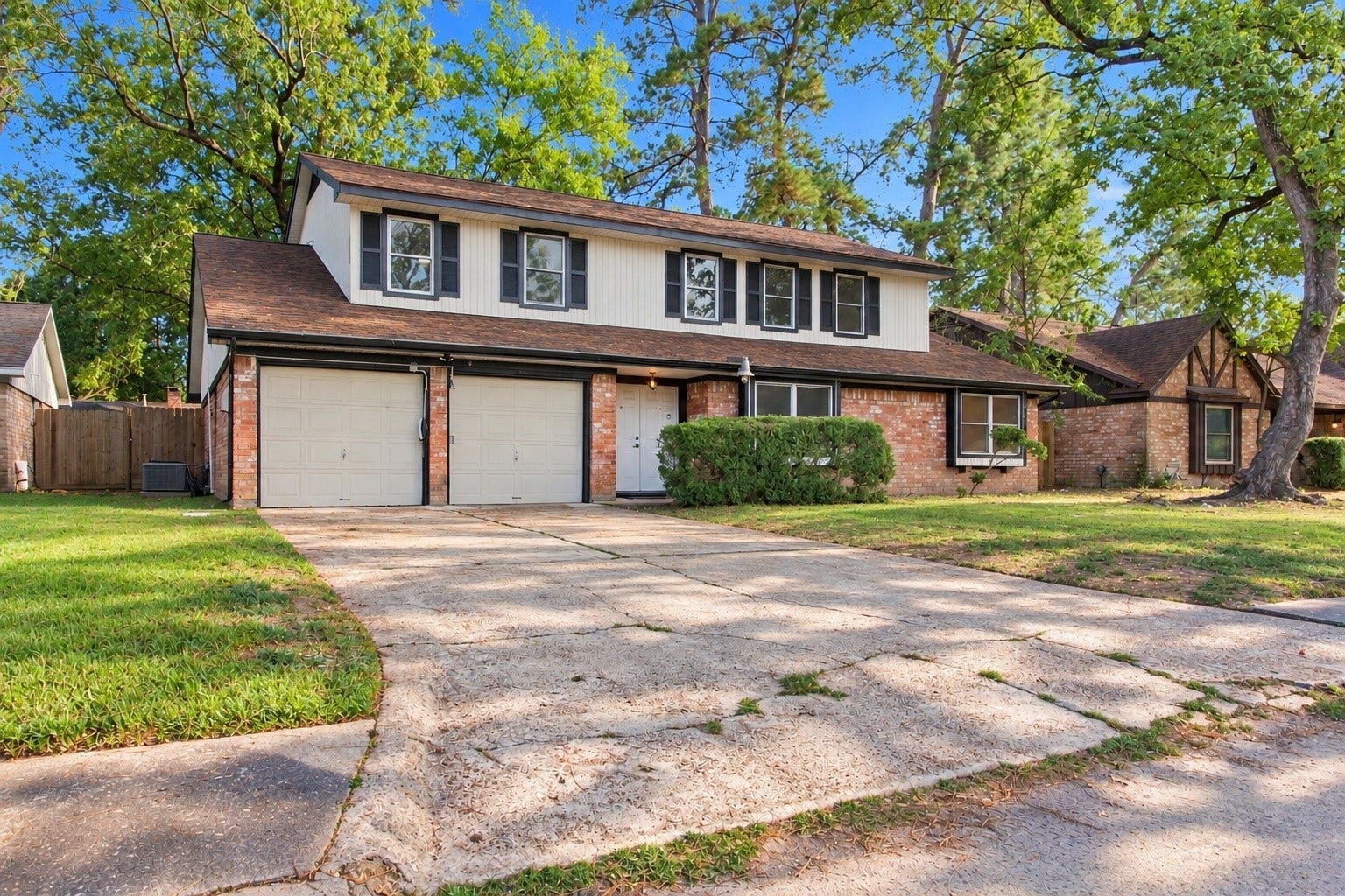 9631 Rannock Way, Spring, TX 77379 Another view of the driveway with Tesla Chargers Built in