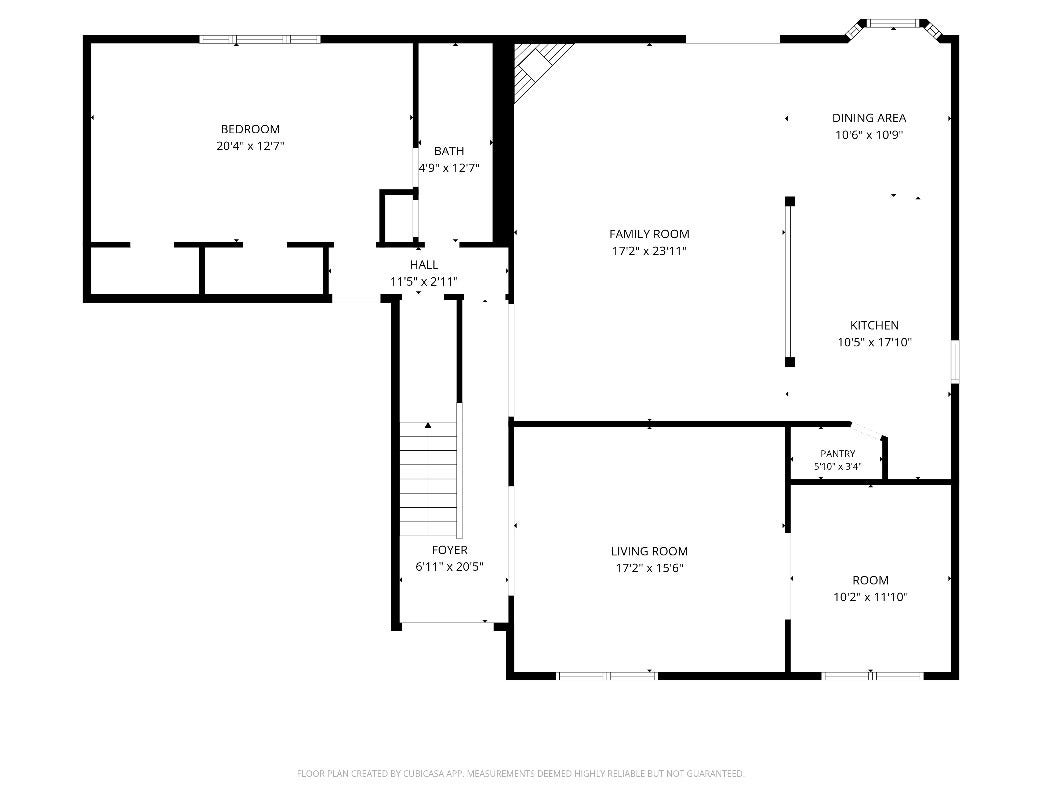 9631 Rannock Way, Spring, TX 77379 A floor plan of the first floor!