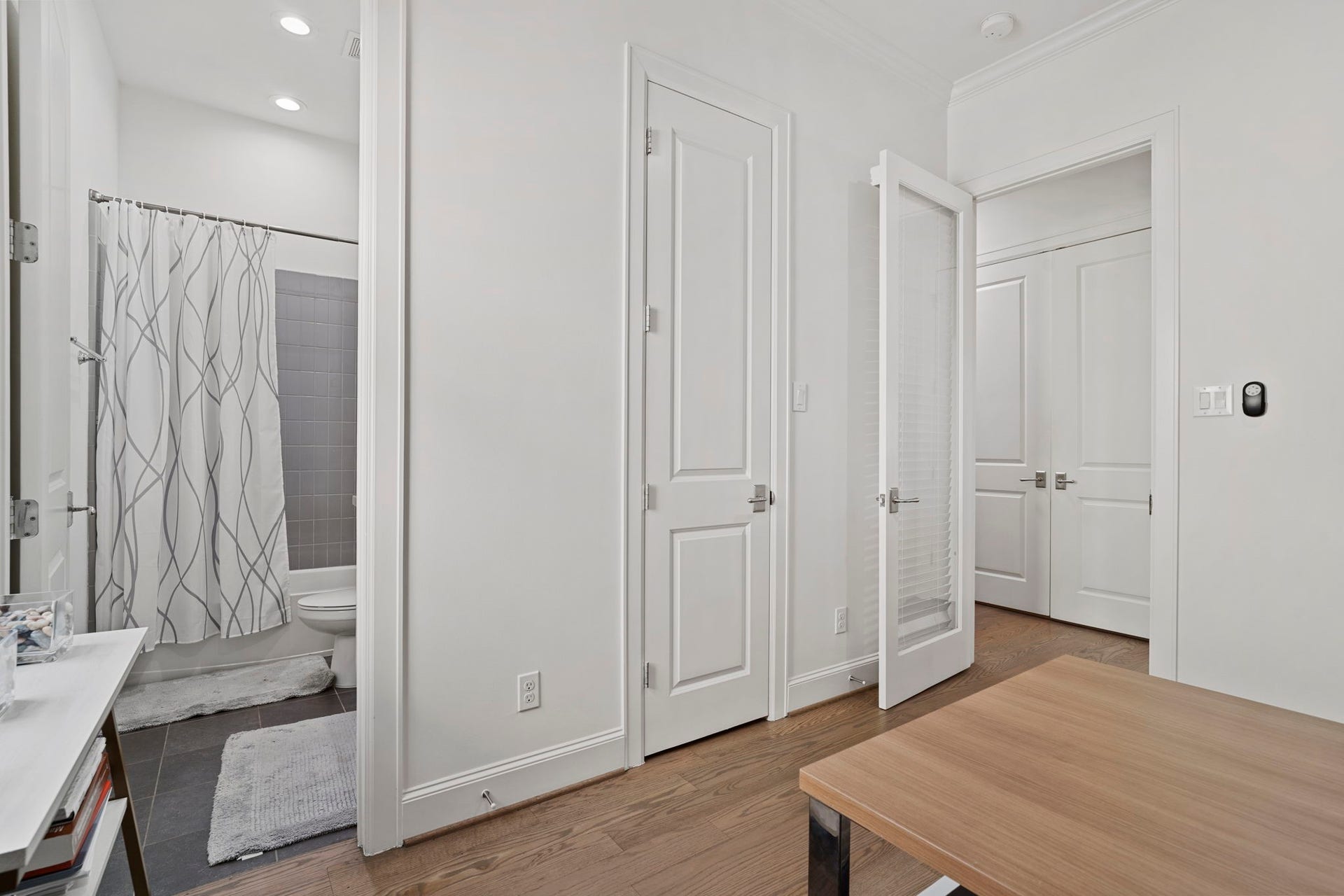 Secondary bedroom has a full bathroom attached and walk in closet.